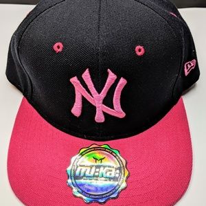 New York Yankees Snapback Black Pink
